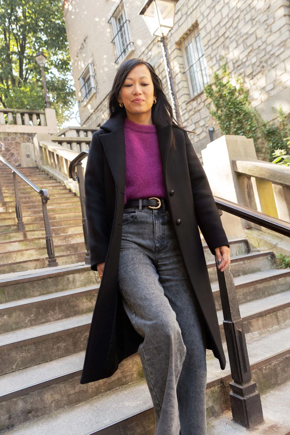 Manteau Françoise - noir – Image 3