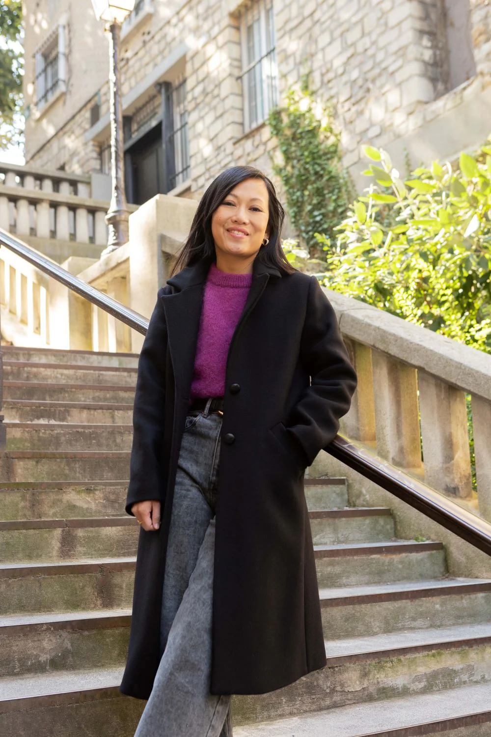 Manteau Françoise - noir – Image 6
